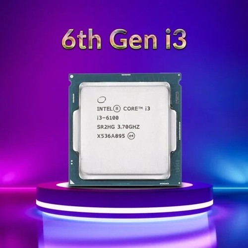 Intel core cpu 6th - i3, 7th
