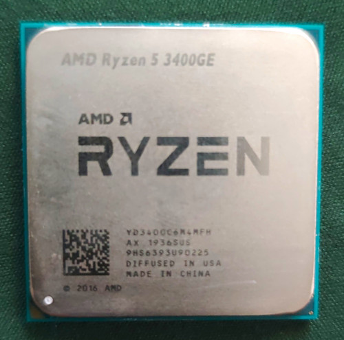 Amd ryzen 3400ge 3ghz - 3400ge, 3.3ghz